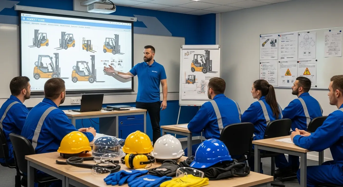 Capacitação técnica para instrutores de empilhadeira